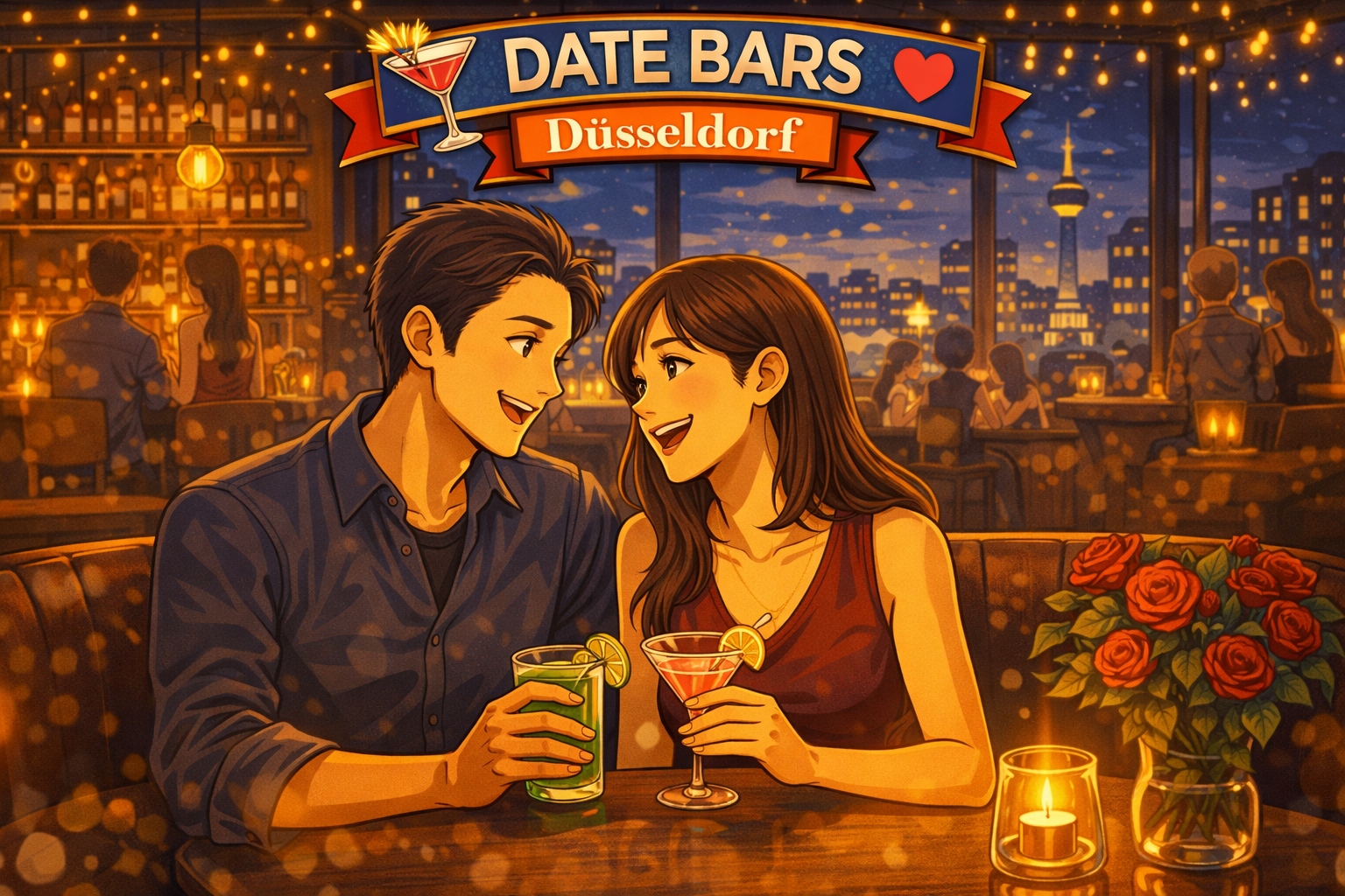 Die besten Bars für Dates in Düsseldorf – romantisch, stilvoll &amp; unvergesslich