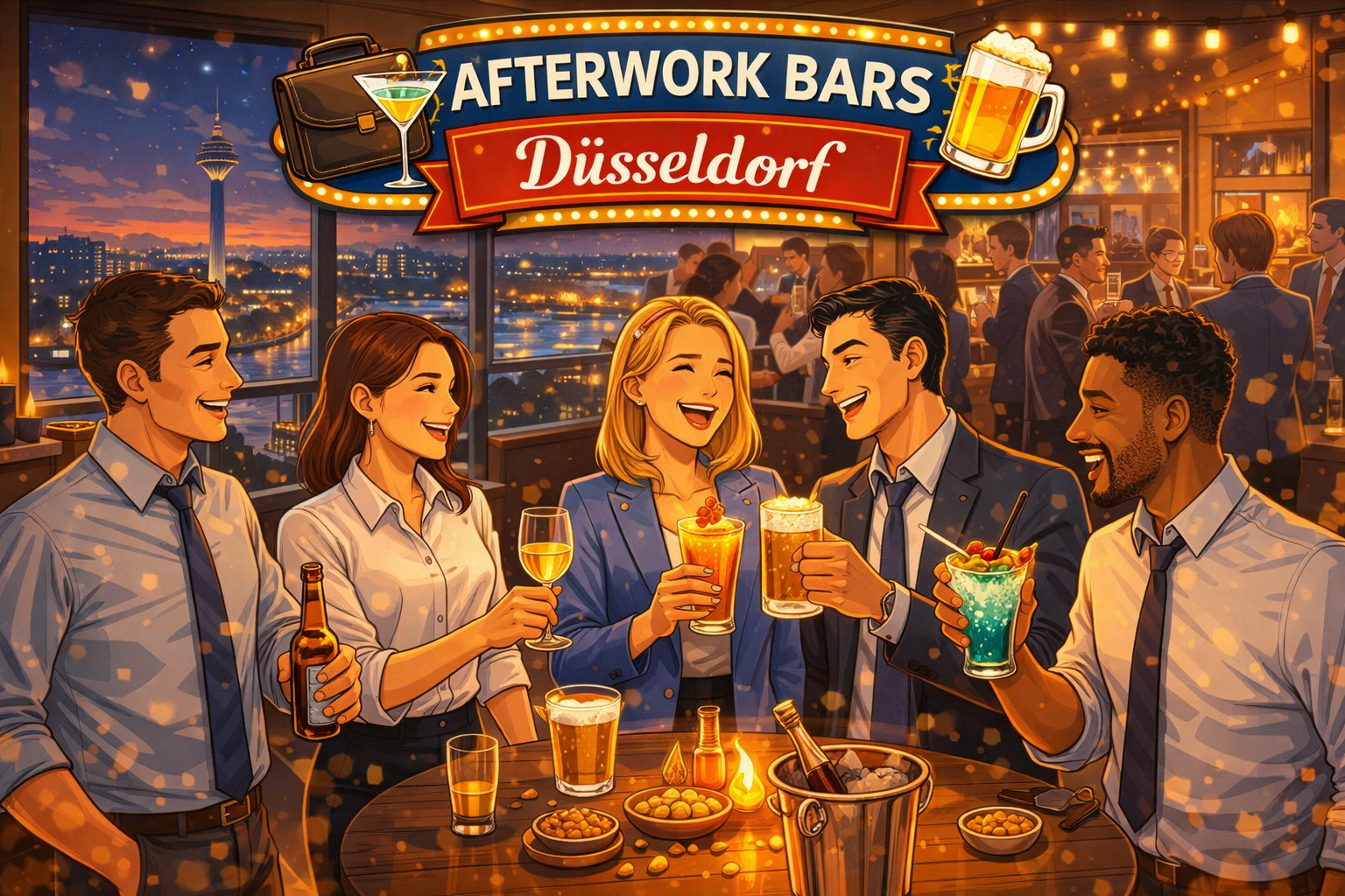Afterwork Bars Düsseldorf: Die besten Spots nach Feierabend