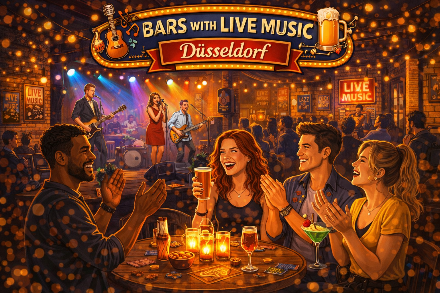 Bars in Düsseldorf mit Live Musik