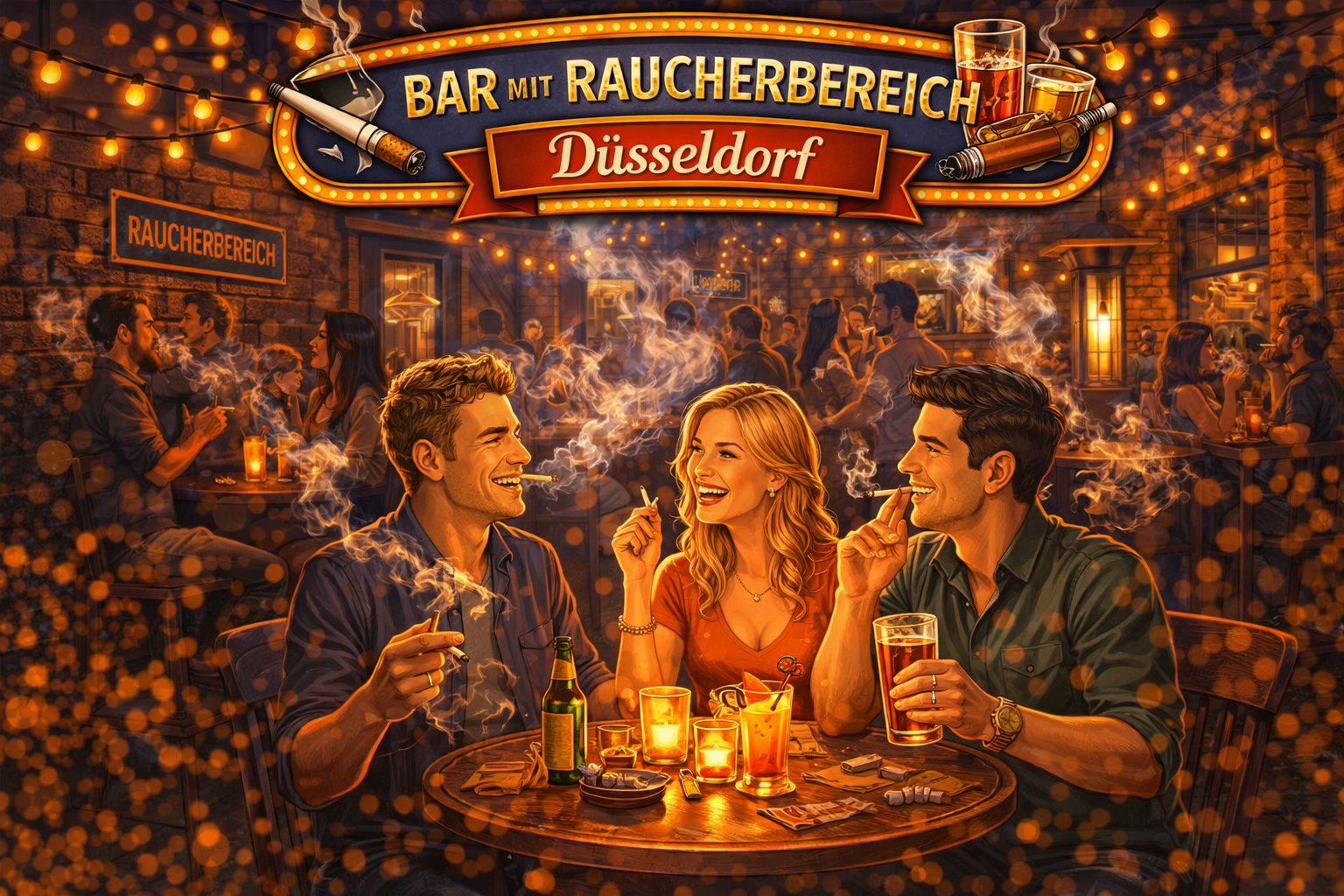 Bars in Düsseldorf mit Raucherbereich
