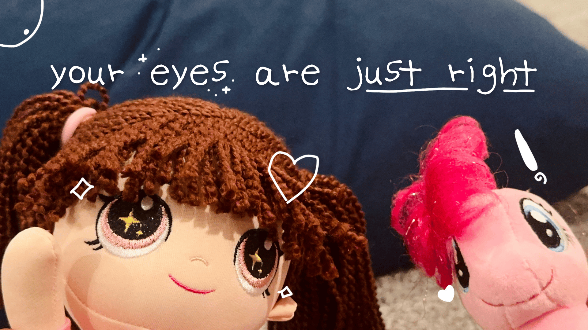 those brown eyes