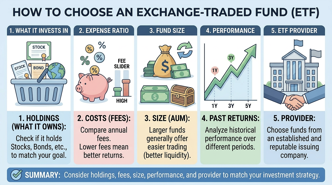 How to Choose ETFs: What to Look For Before Investing
