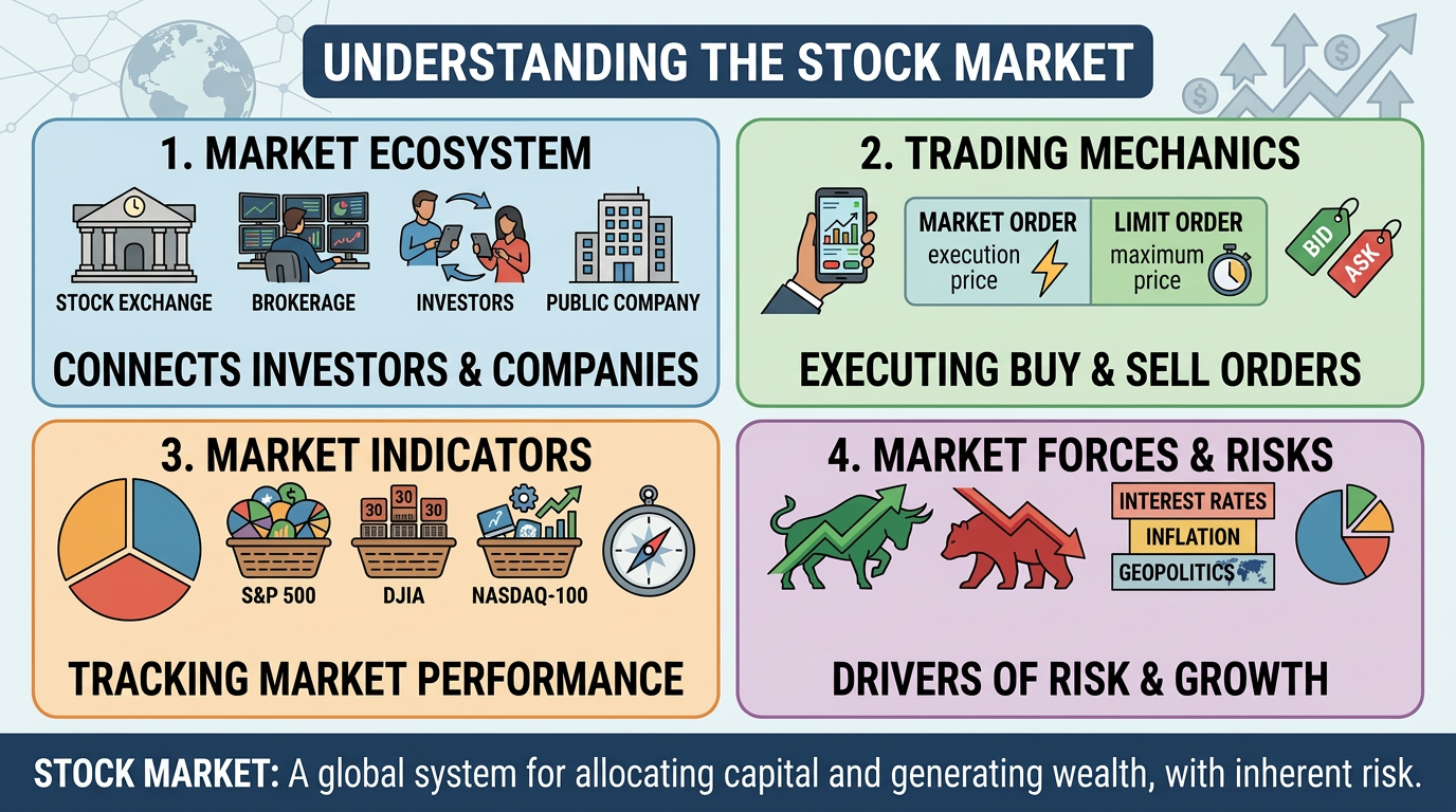 The Stock Market: Structure, Function, and Core Mechanics