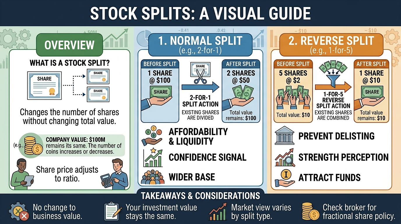 Stock Splits: Adjusting the Price, Not the Value