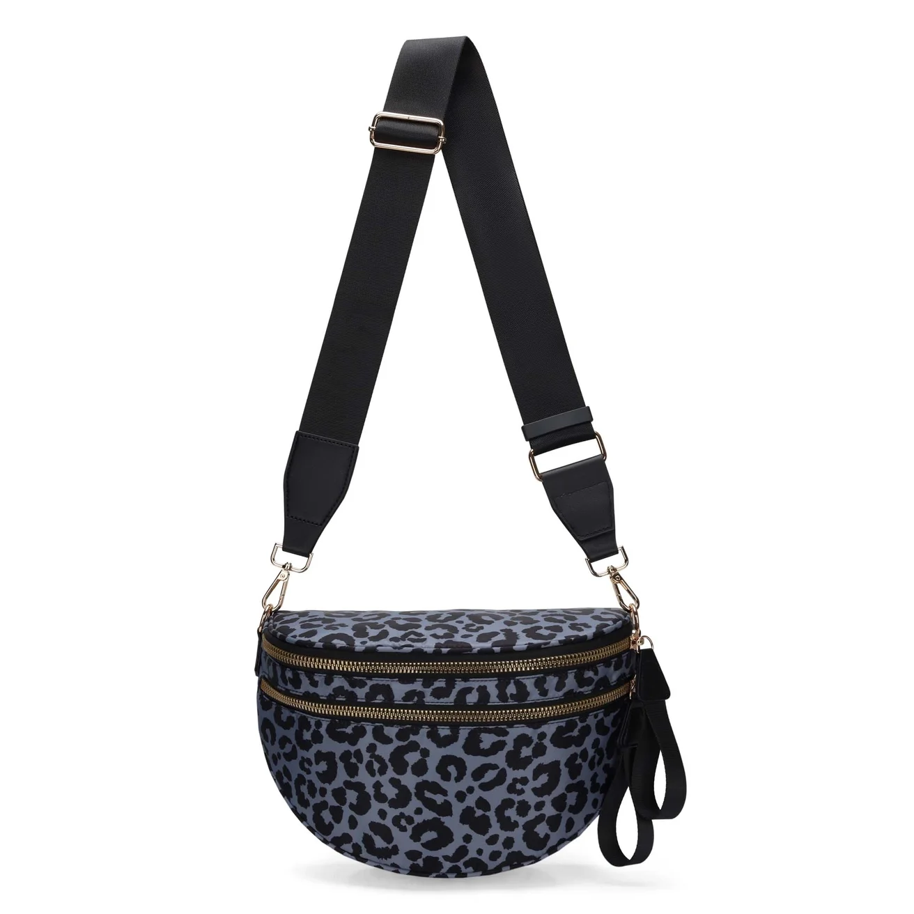2 zipper bumbag -grey leopard.webp
