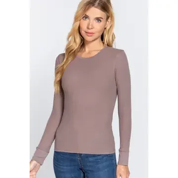 Long Sleeve Thermal Khaki.webp
