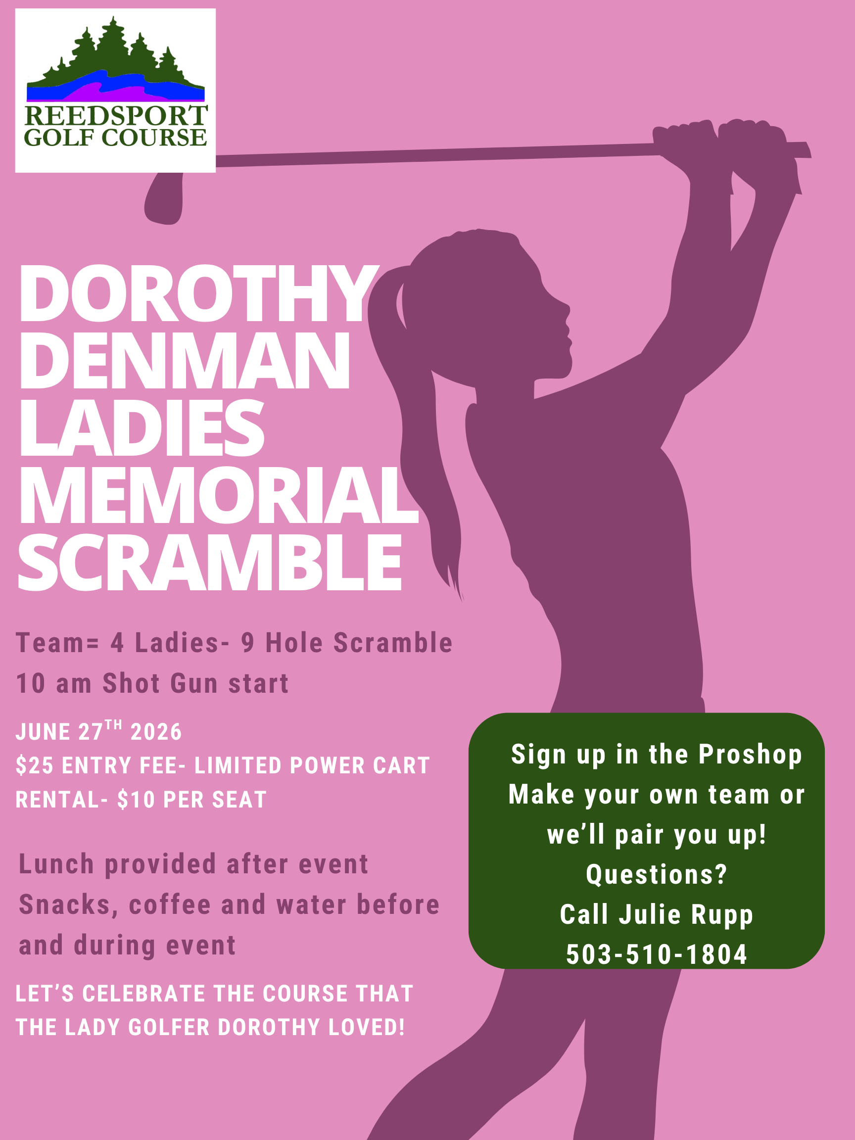 Dorothy Denman Ladies Memorial Scramble