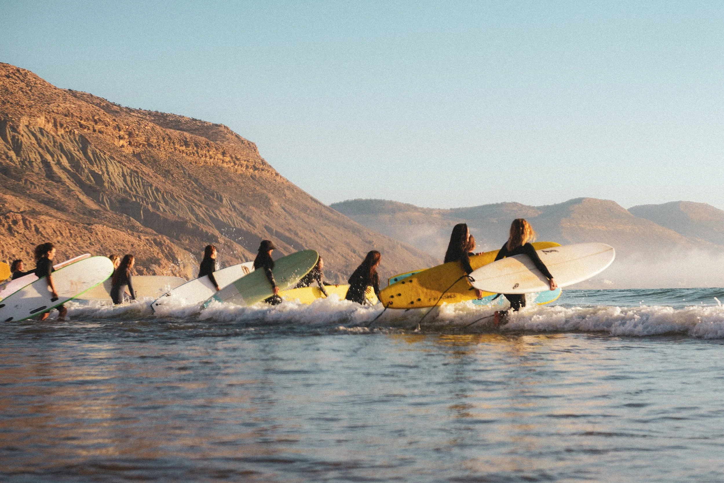 First Light Females – Surf Lifestyle Photography Print