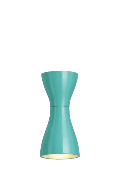 A blue, hourglass-shaped object with glowing edges, with the words 'Interior Pass Up' at the top in distorted black text and the word 'Tube' at the bottom in stylized black text.