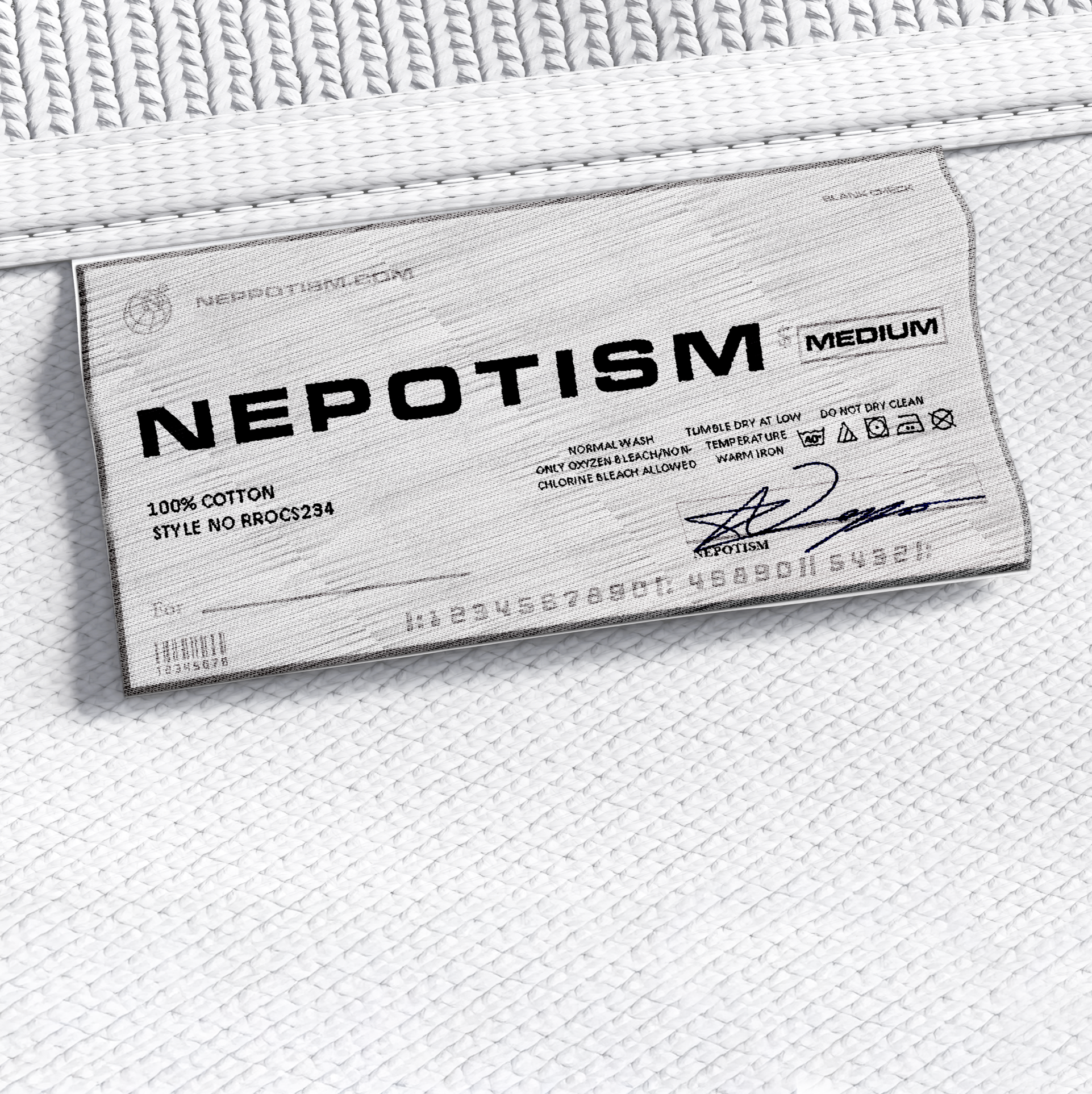 Nepotism Clothing Label.png