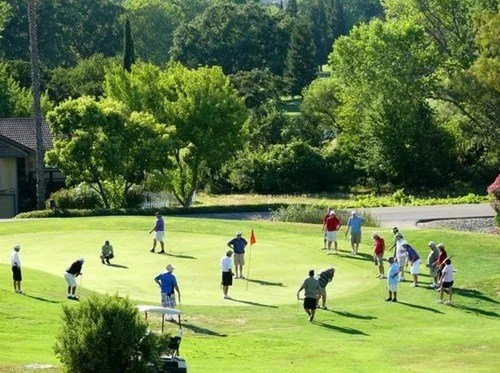 A group on the green