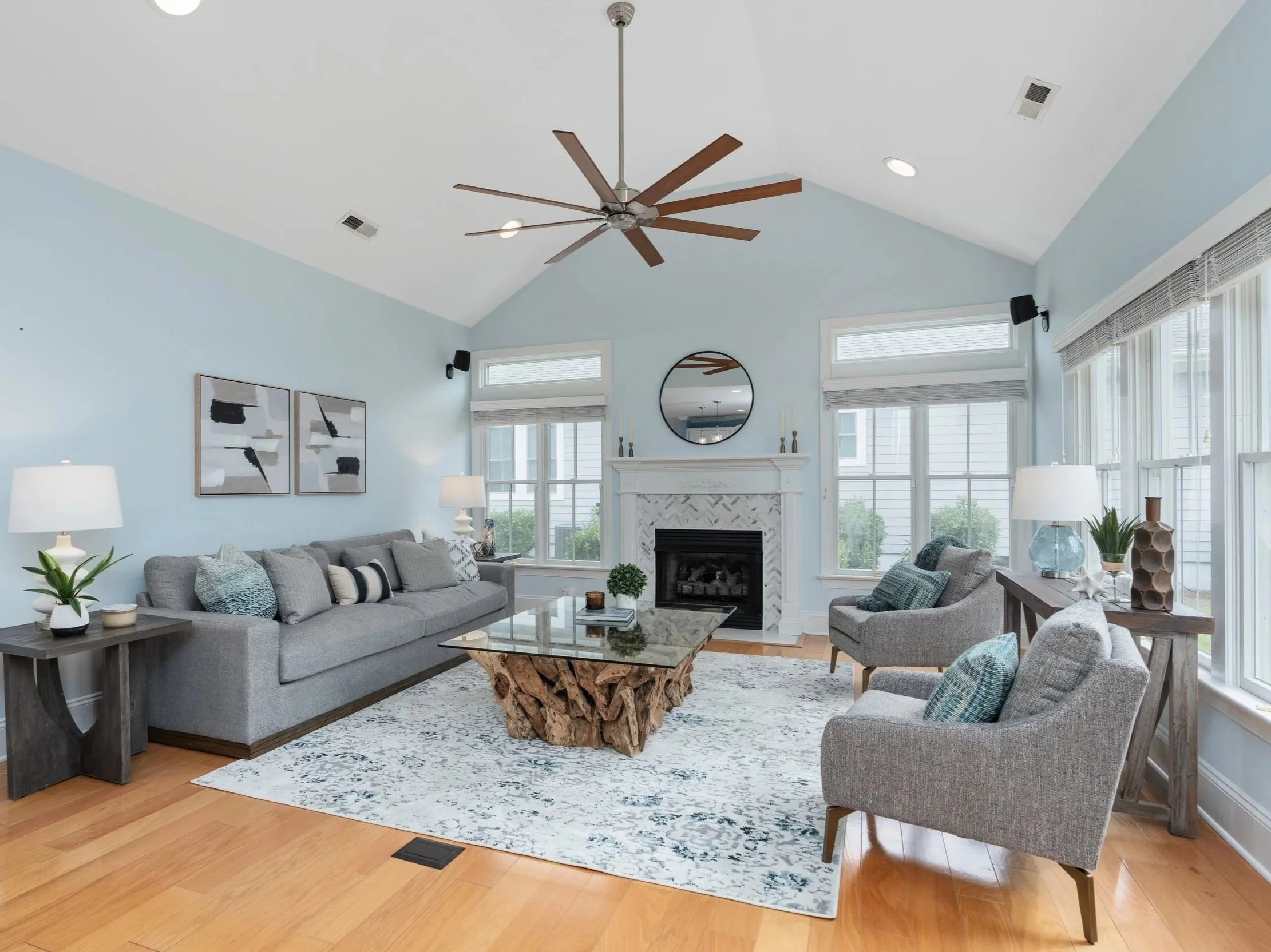 Living-room-professional-staging-nc