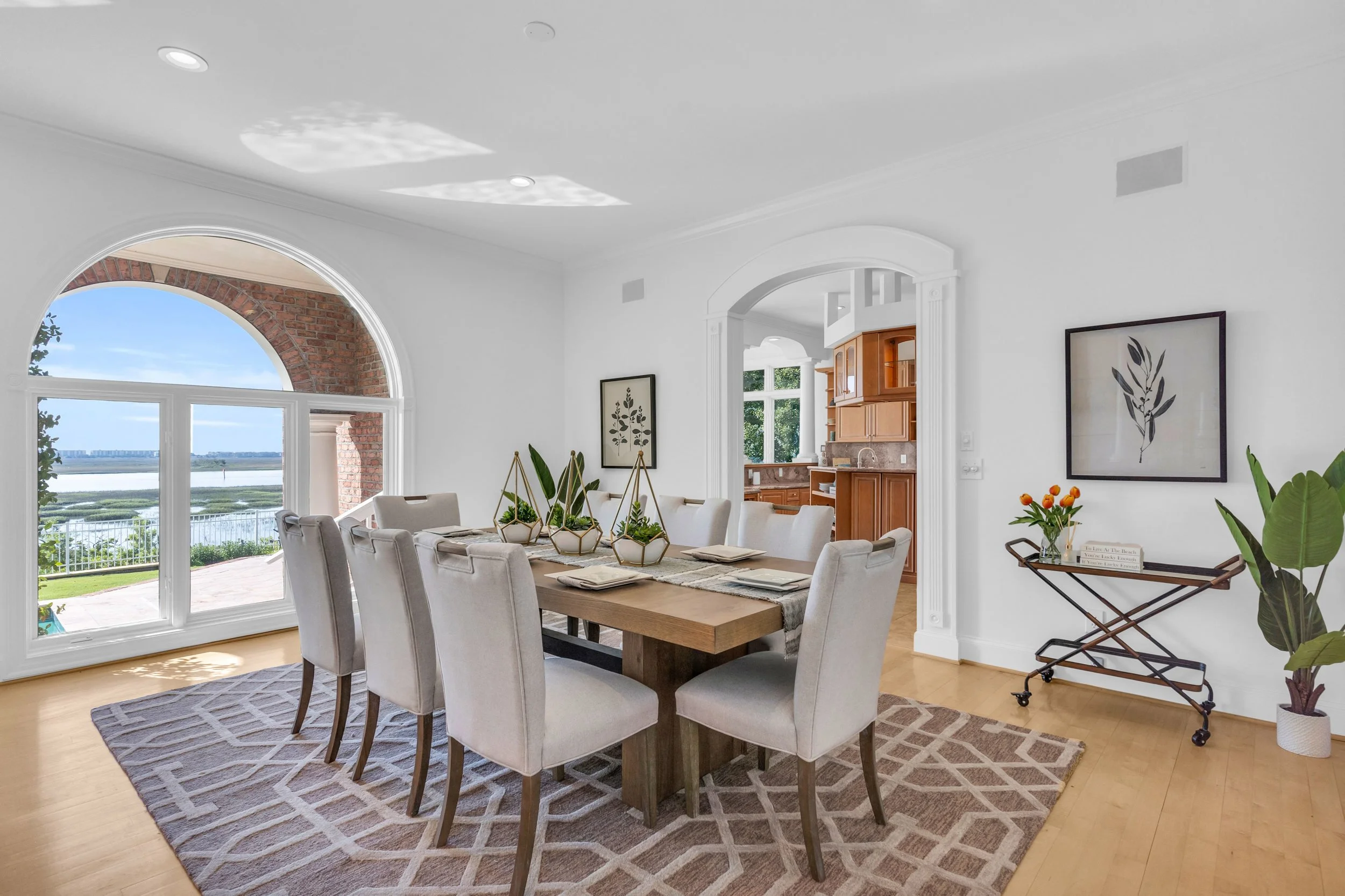 Professionally staged coastal home prepared for sale in Wilmington NC