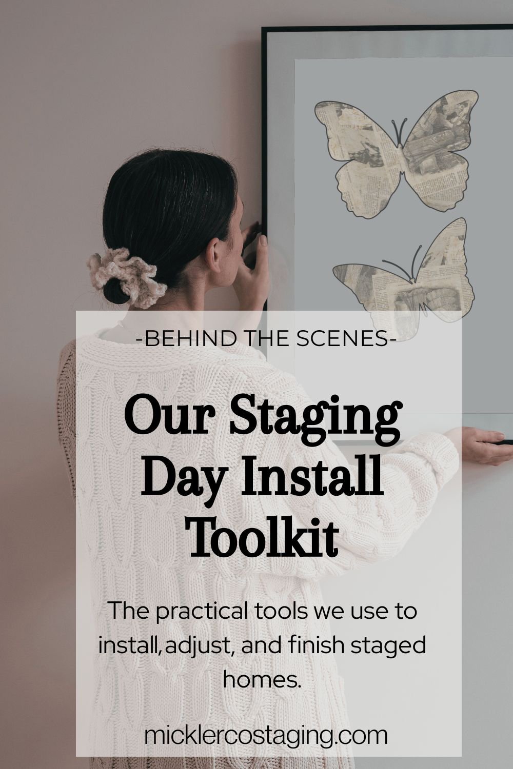 home staging installation toolkit used by professional home stagers in wilmington nc