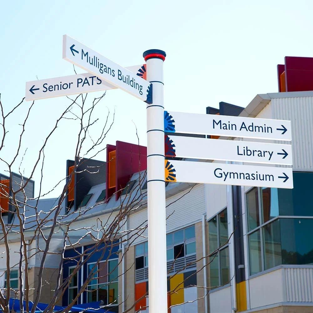 harrison-school-street-pole-signage-blades.webp