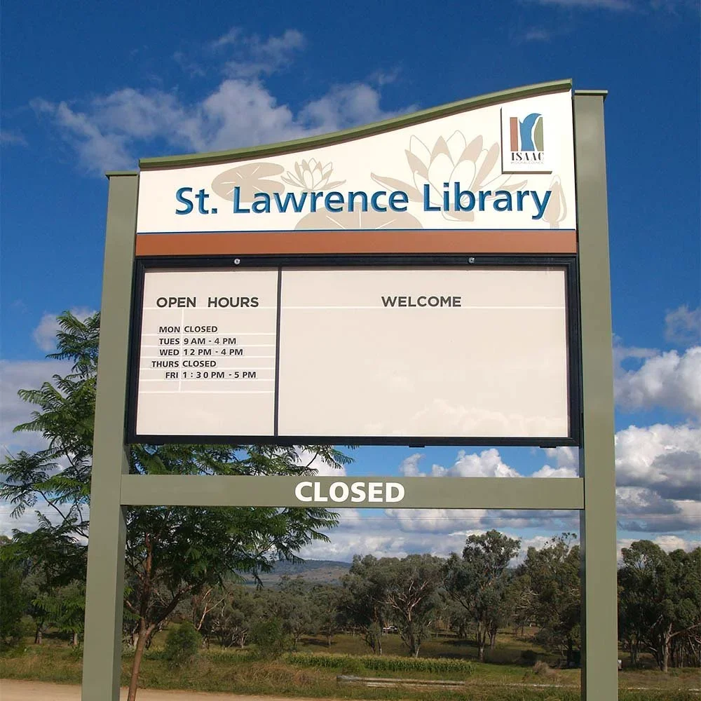 isaac-regional-council-library-message-board-signs.webp