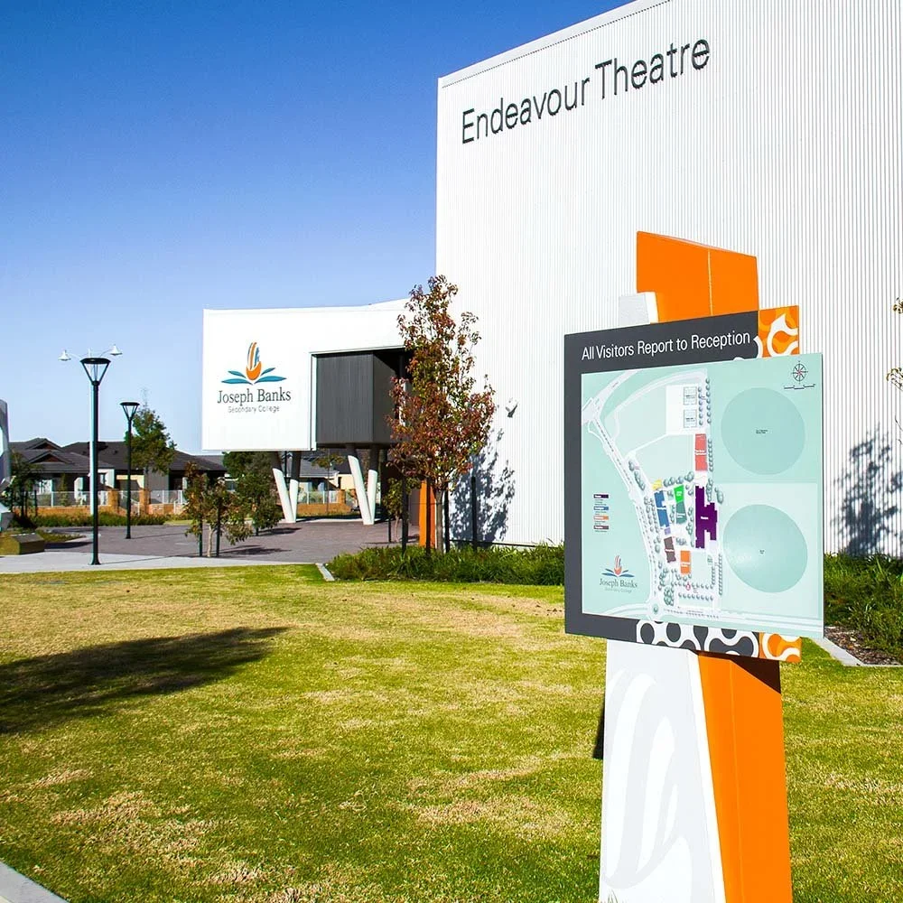 joseph-banks-sc-wall-signage-and-freestanding-map-signage.webp