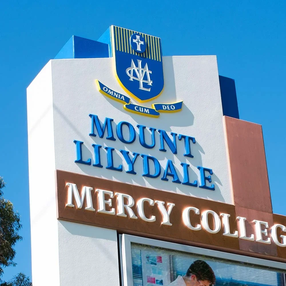 mount-lilydale-mercy-college-melbourne-monument-sign-copper.webp