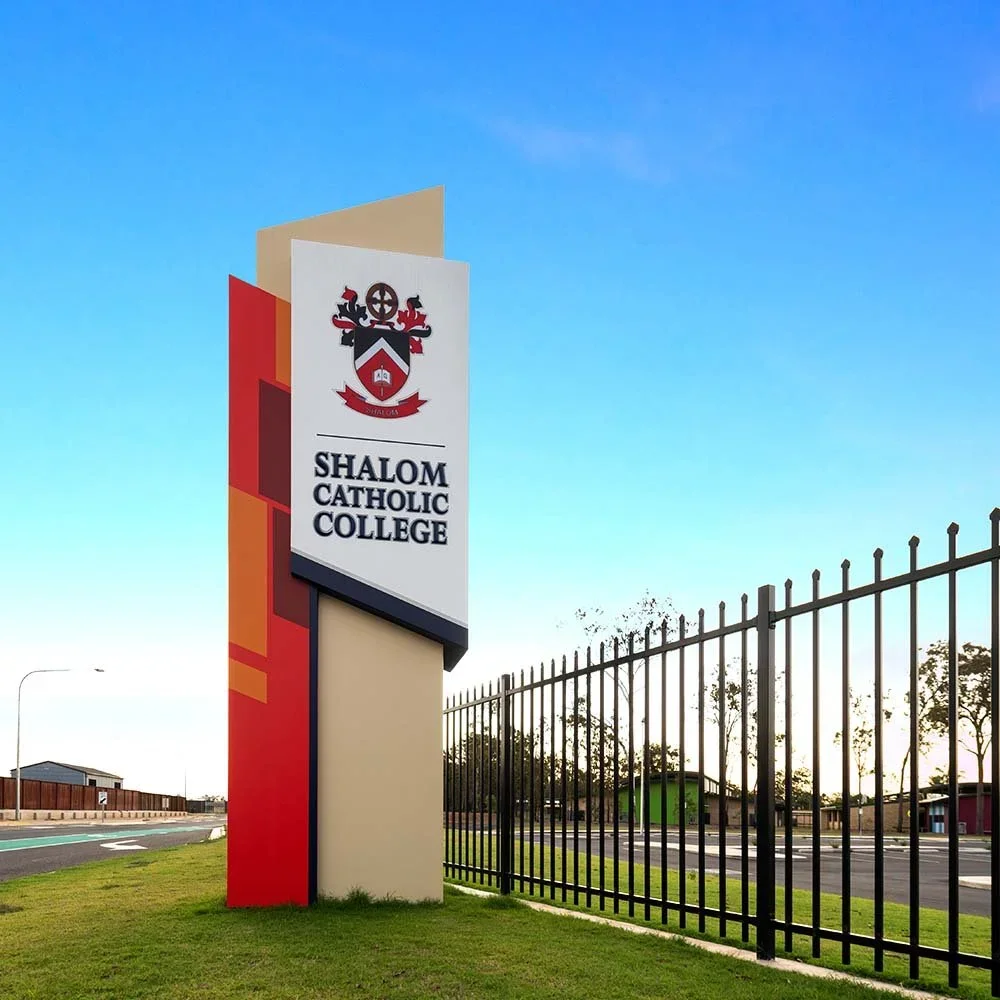 shalom-catholic-college-qld-monolith-pylon-sign.webp