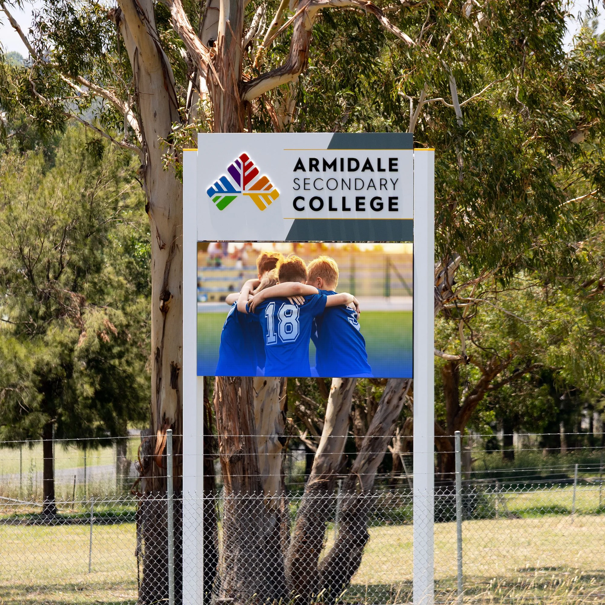 LED Post Sign - Classic