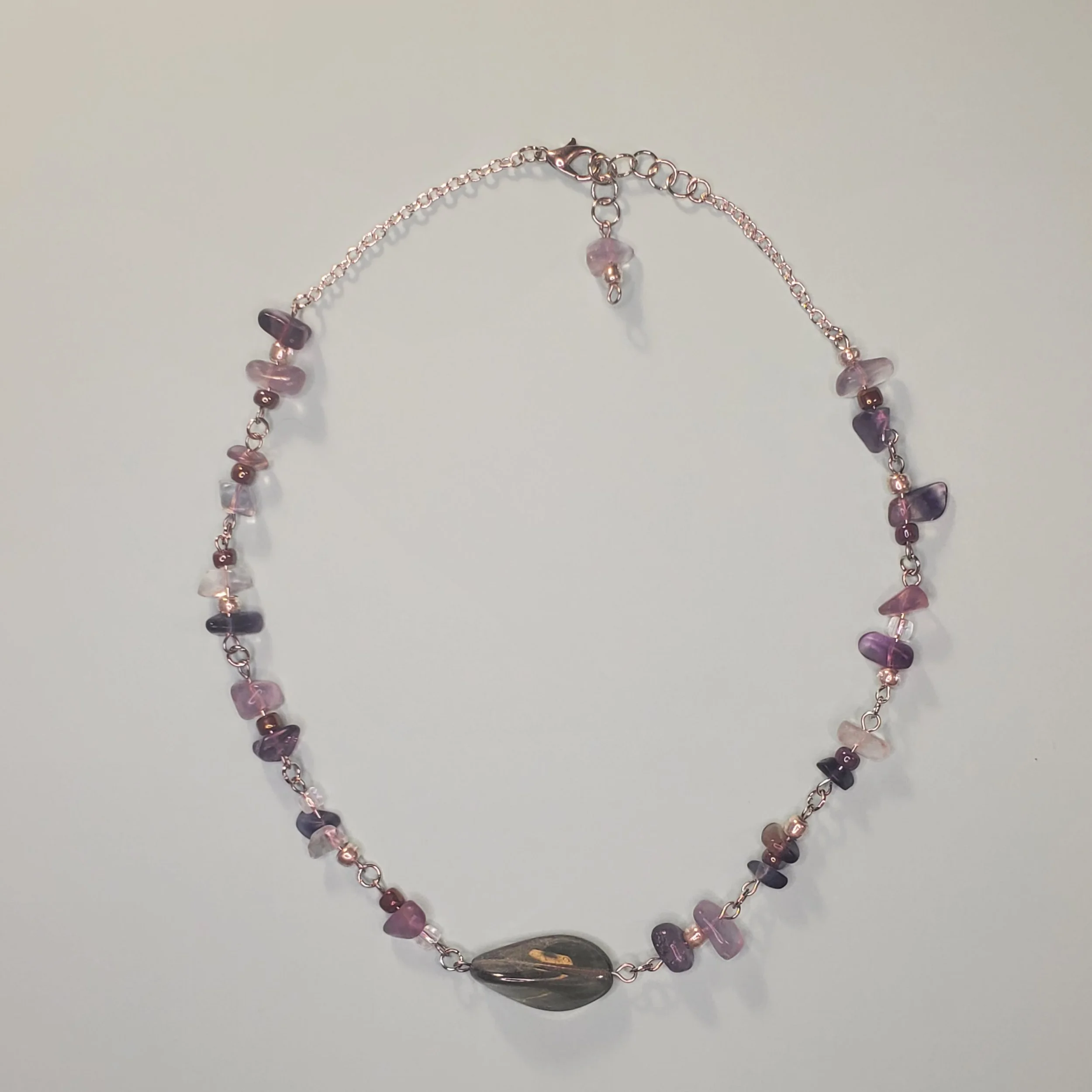 Short Purple Necklace