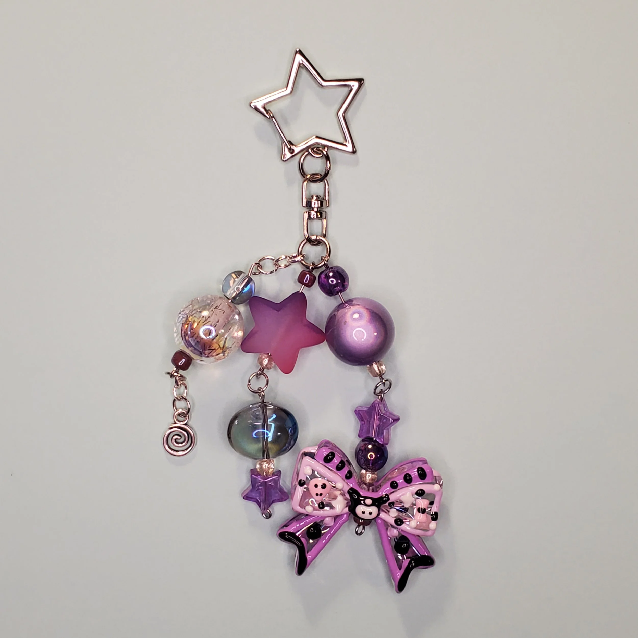 Purple Star Keychain