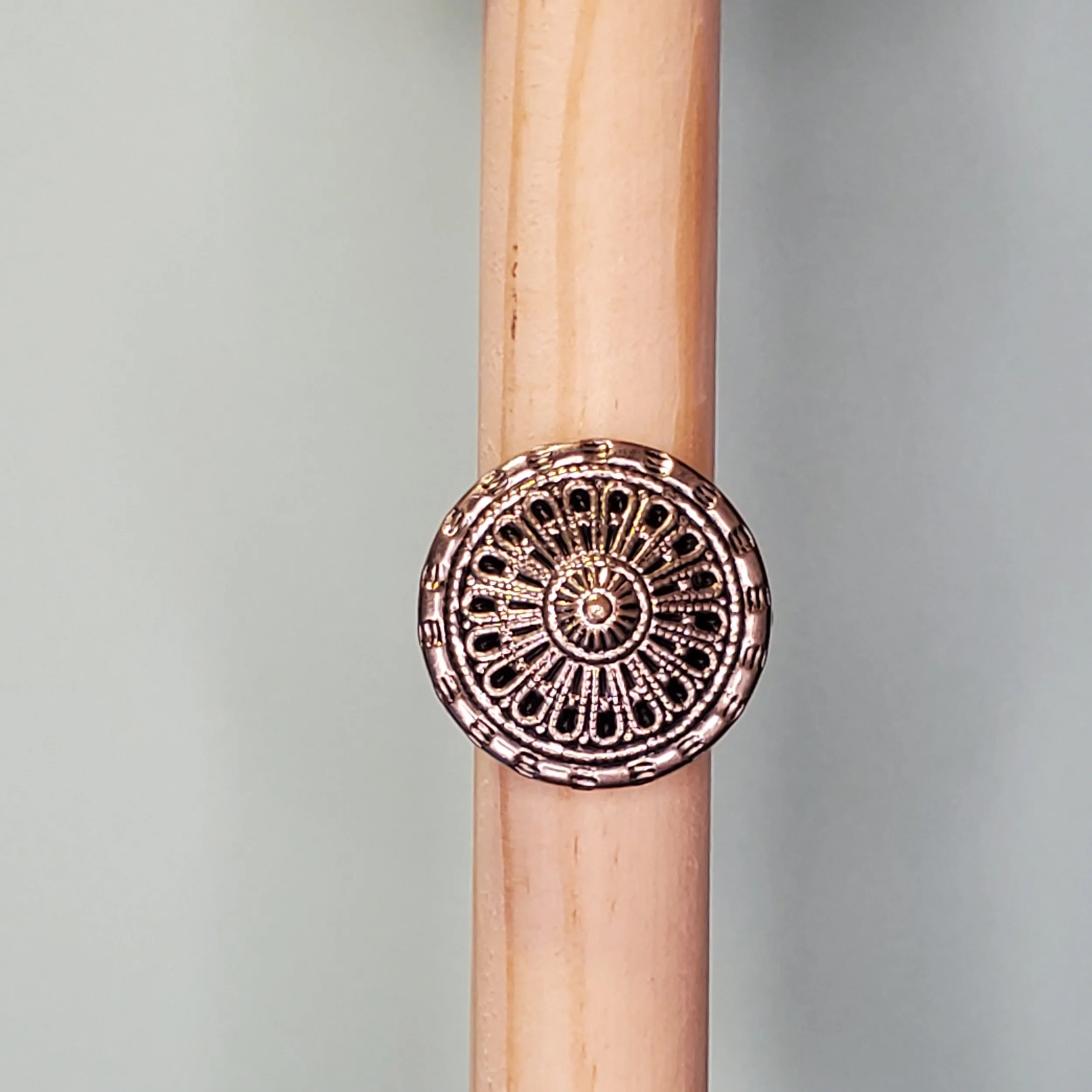 Antique Button Beaded Ring