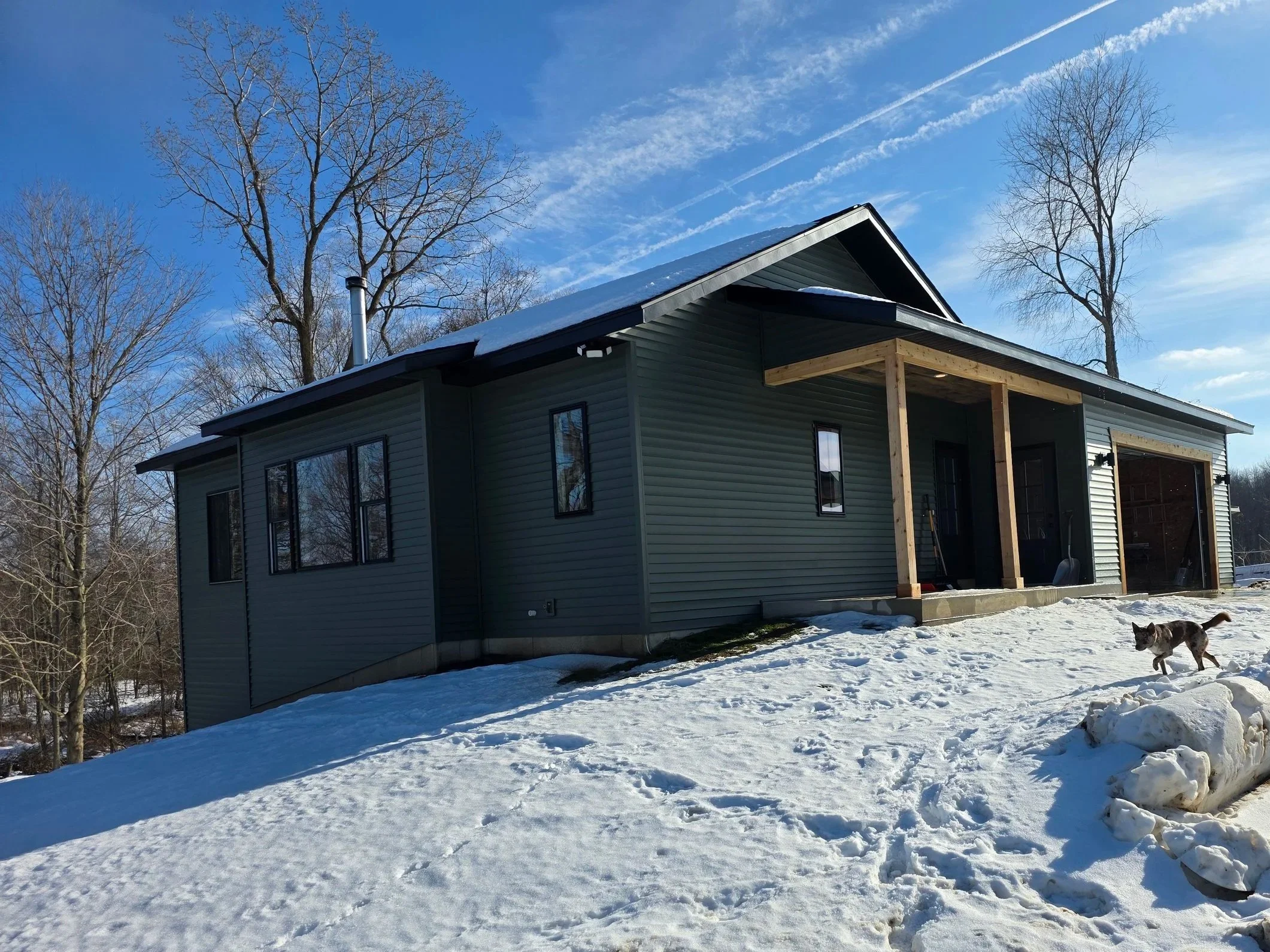 New custom residential construction designed and built by Oakland construction.