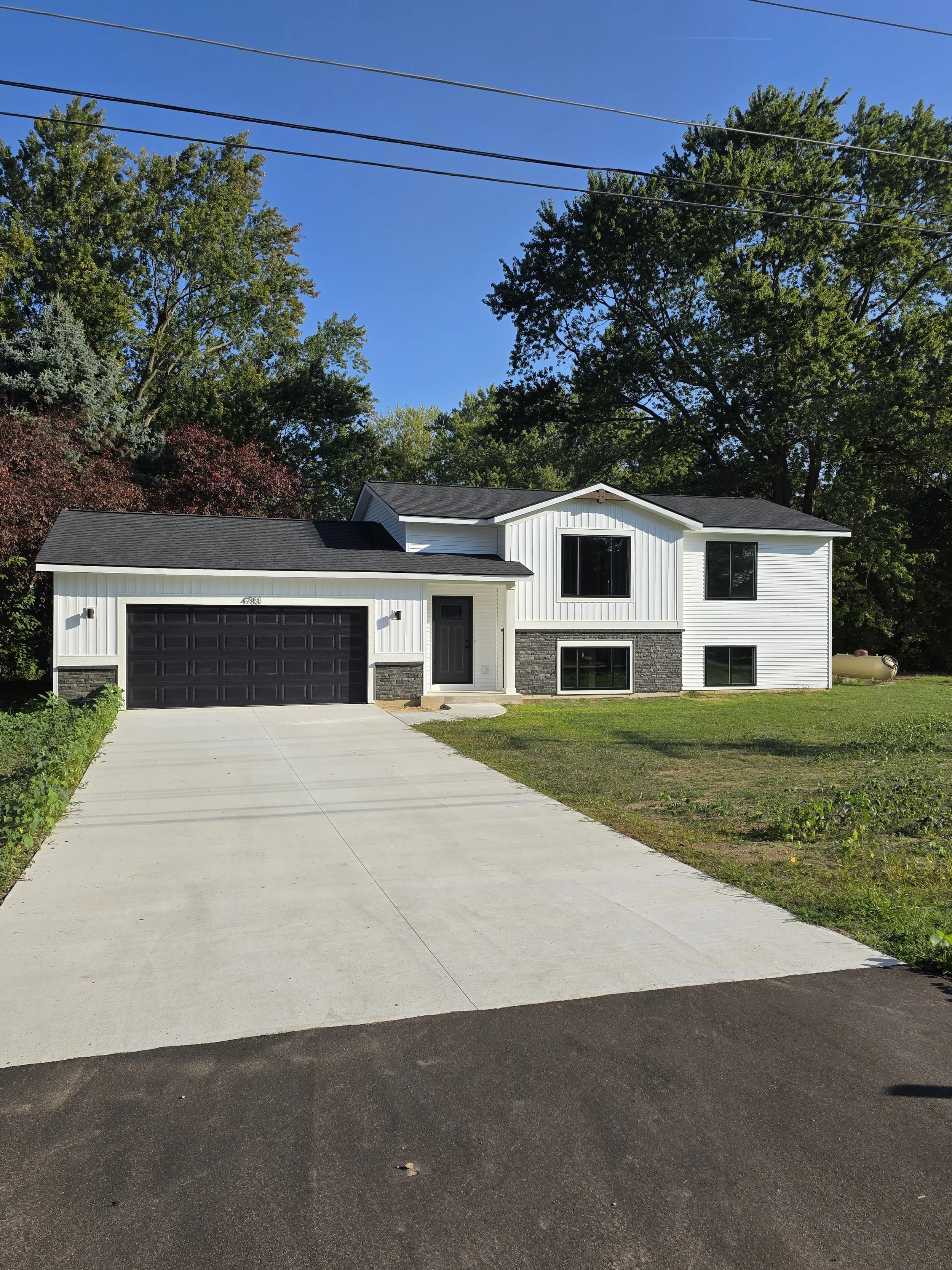New residential construction designed and built by Oakland construction.