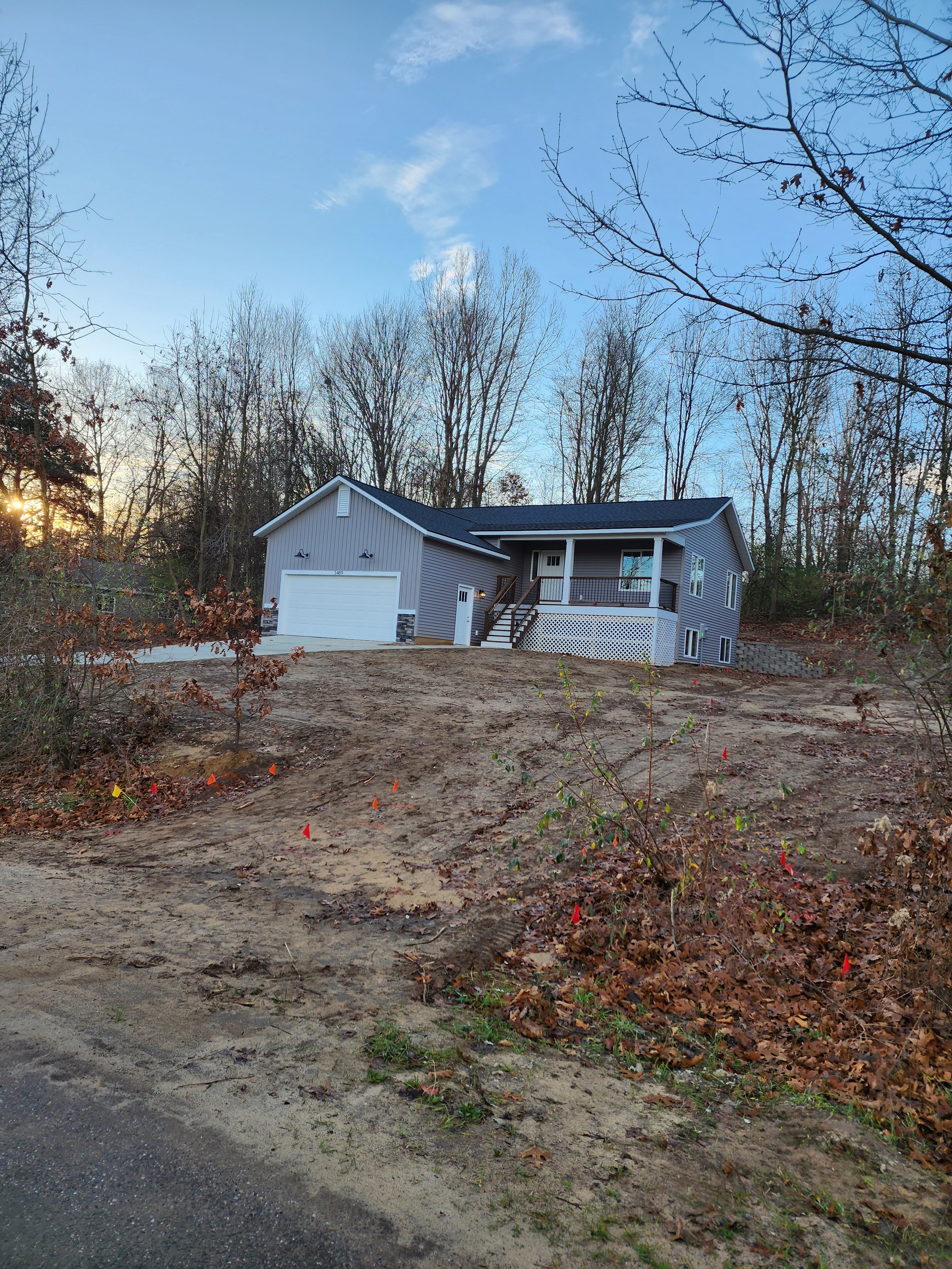 New residential construction designed and built by Oakland construction.