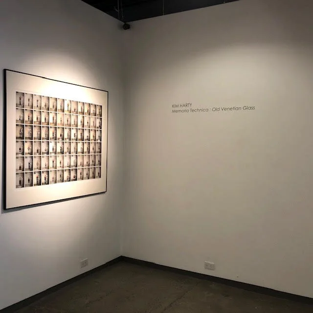 Memoria Technica Installation with Old Venetian Glass (Large print with 72 images), 2013, Digital Print, Framed	48" x 36"