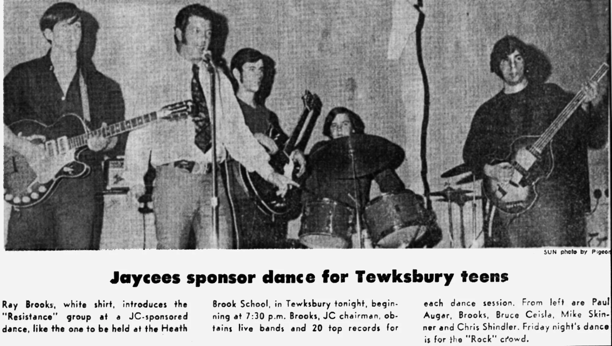 Resistance, Tewksbury, MA 1969