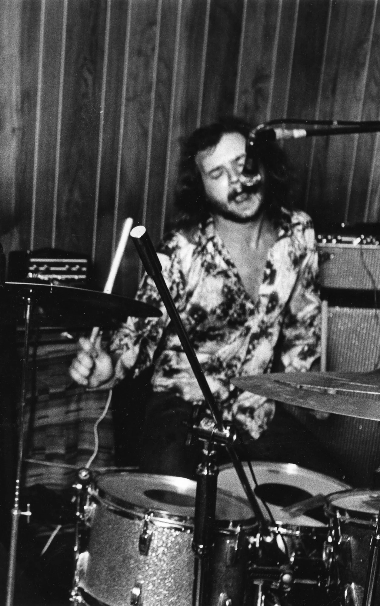 Performing in London, England, 1976