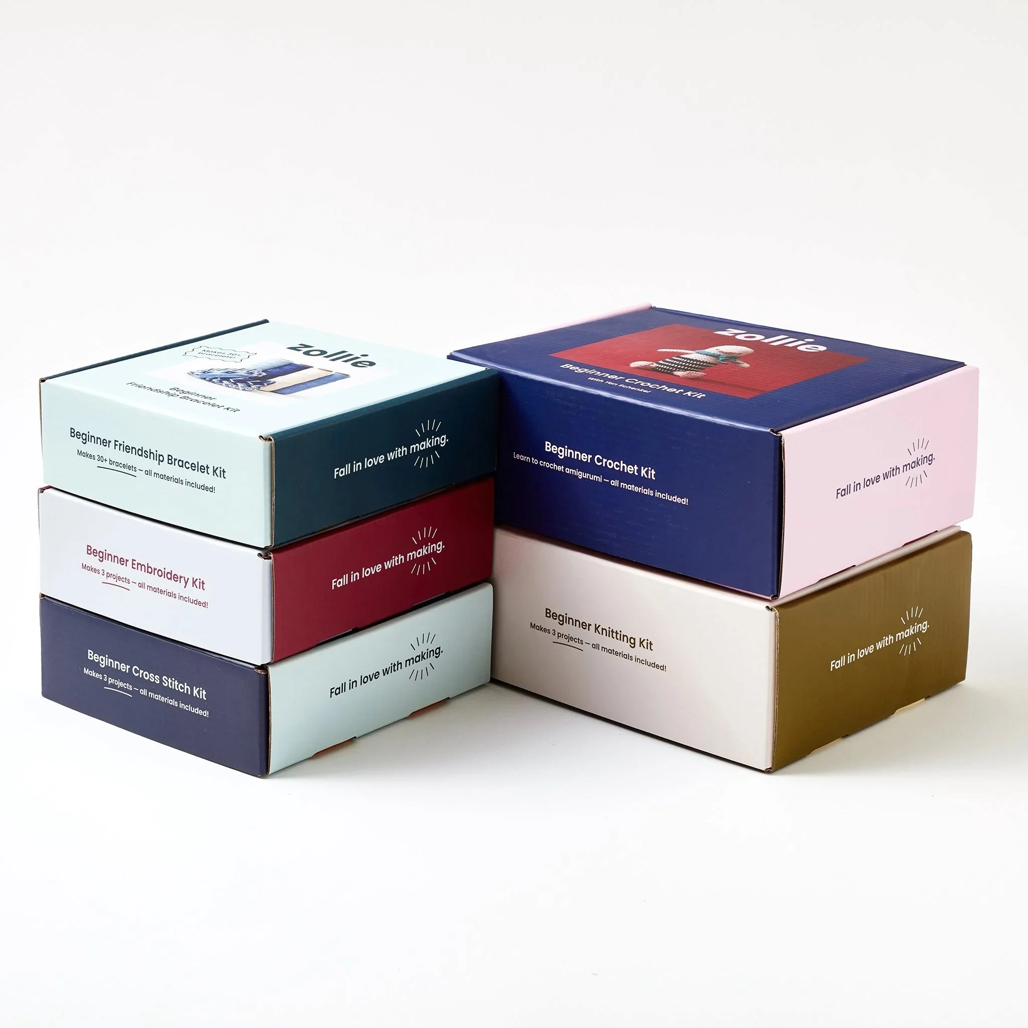 Collection of Craft Kits created for Zollie