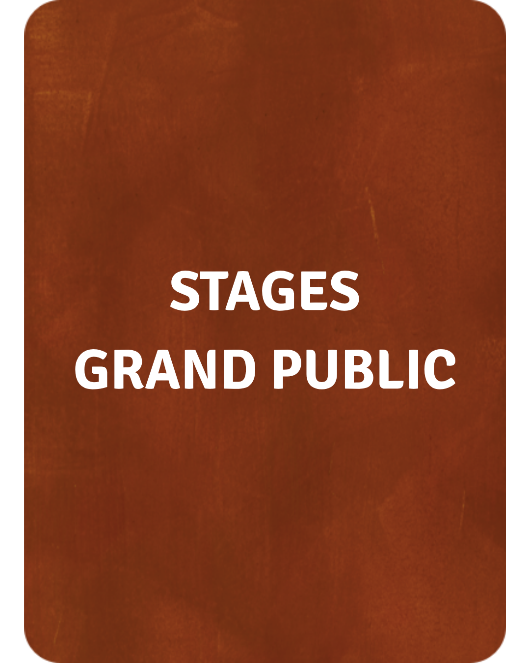 Stages grand public