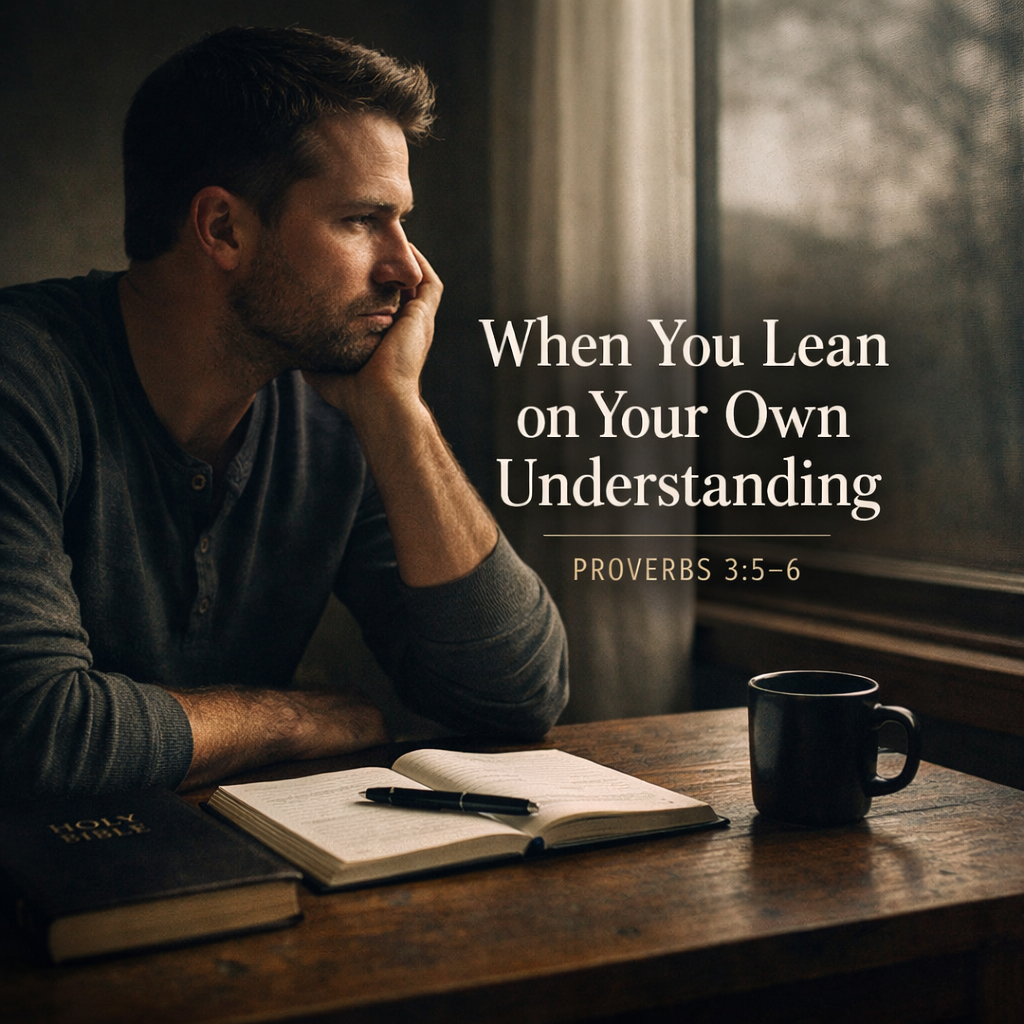 When You Lean on Your Own Understanding (Proverbs 3:5–6)