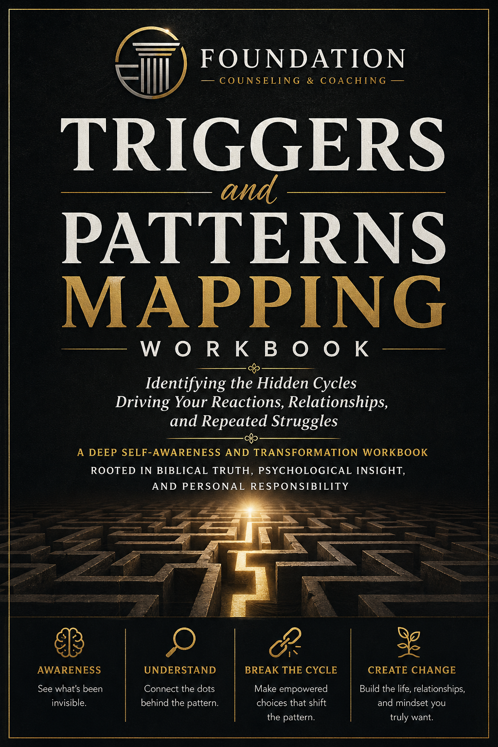 PDF: Triggers and Patterns Mapping Workbook  Identifying the Hidden Cycles Driving Your Reactions, Relationships, and Repeated Struggles