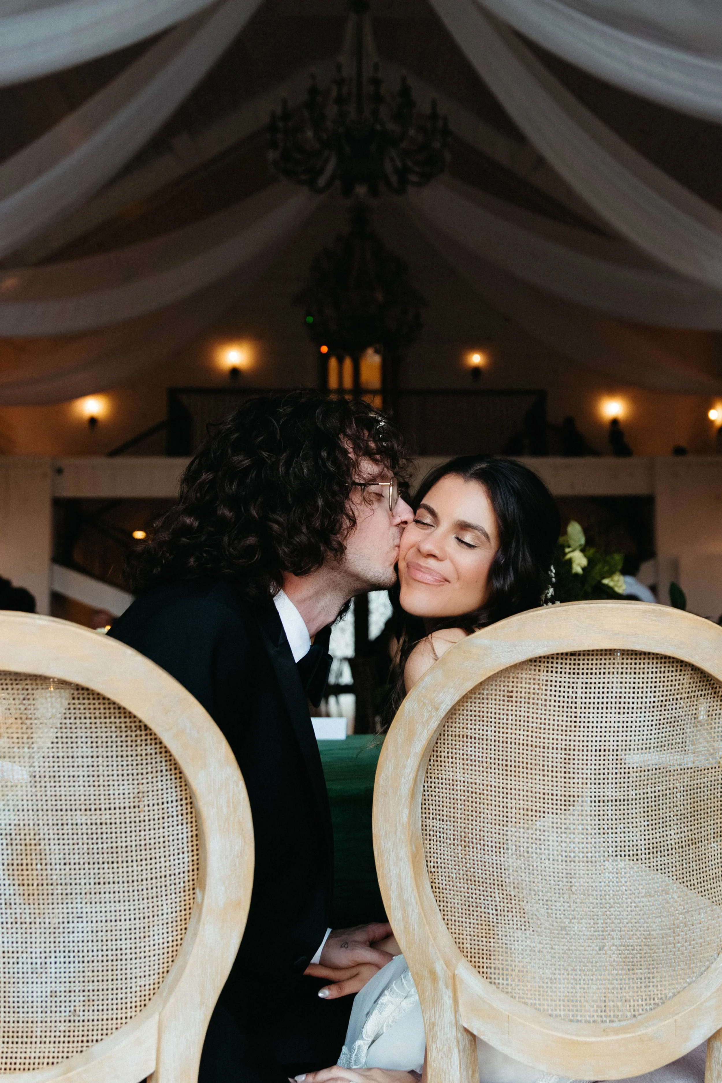 Fresh Press Cafe owners Sheppard and Juliana Martin at their wedding.