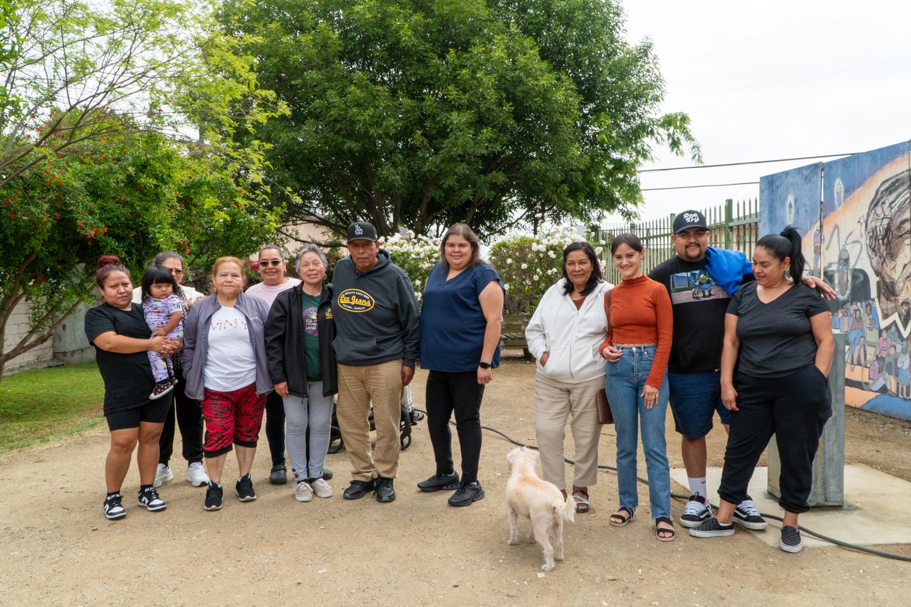 Photo of people posing in the 11th Avenue Park