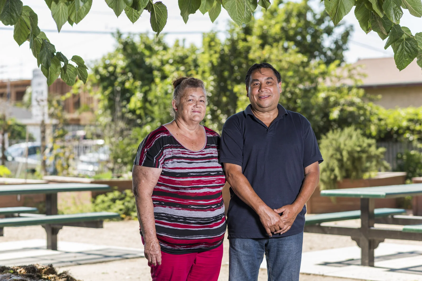 Teresa and Roberto Rodriguez, Community Gardeners at Fellowship Garden of Love at Holmes in Willowbrook, CA.