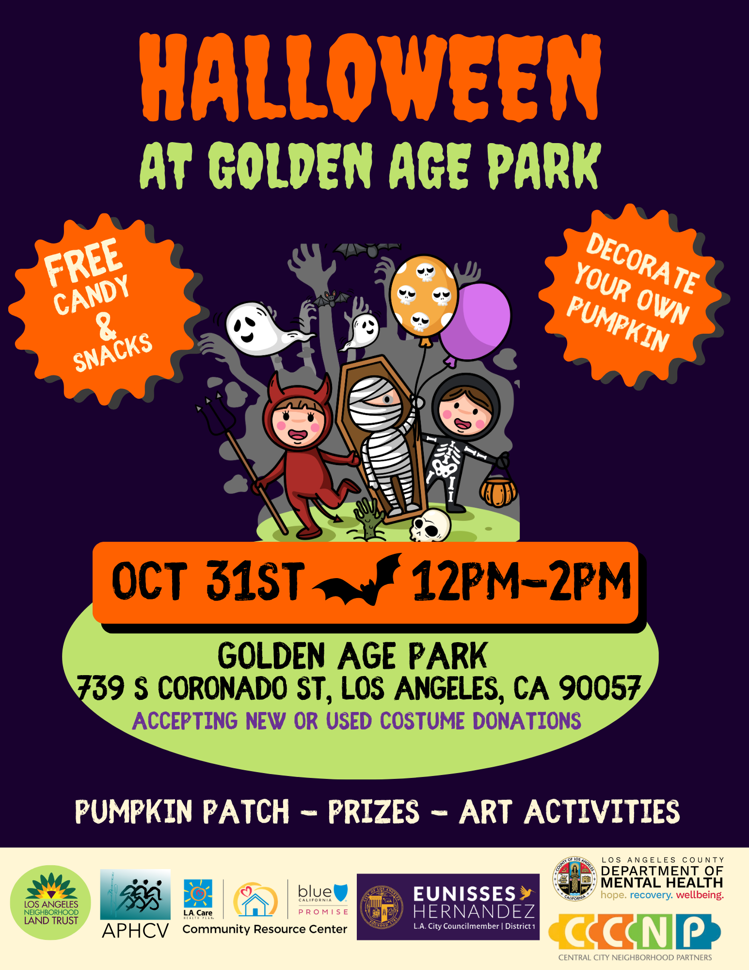 Halloween at Golden Age Park