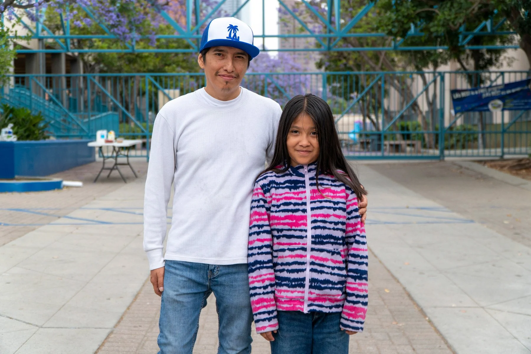 Photo of family at Esperanza Elementary