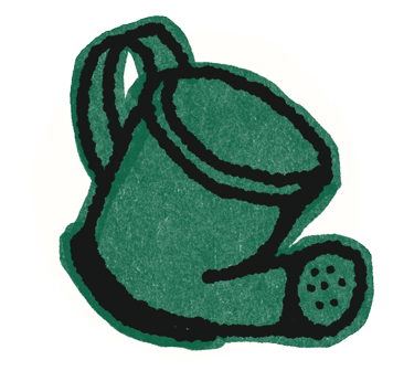 Icon of watering can