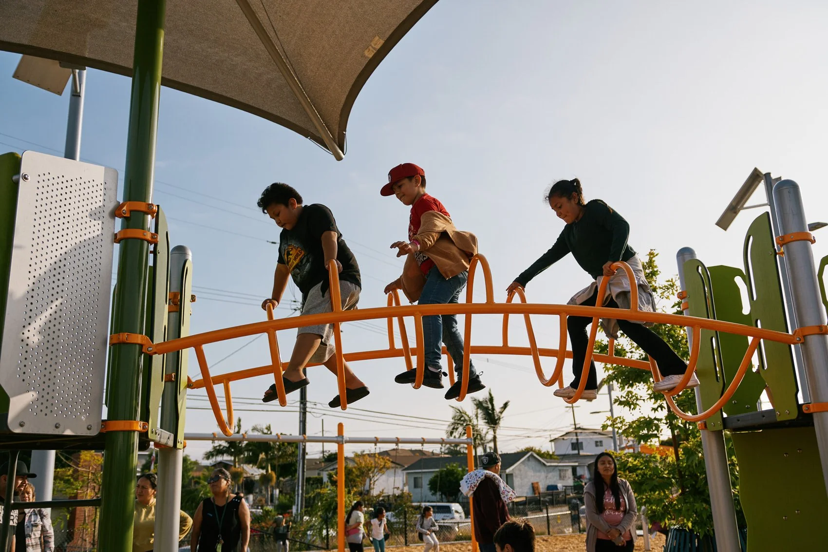 Photo of kids playing on playground