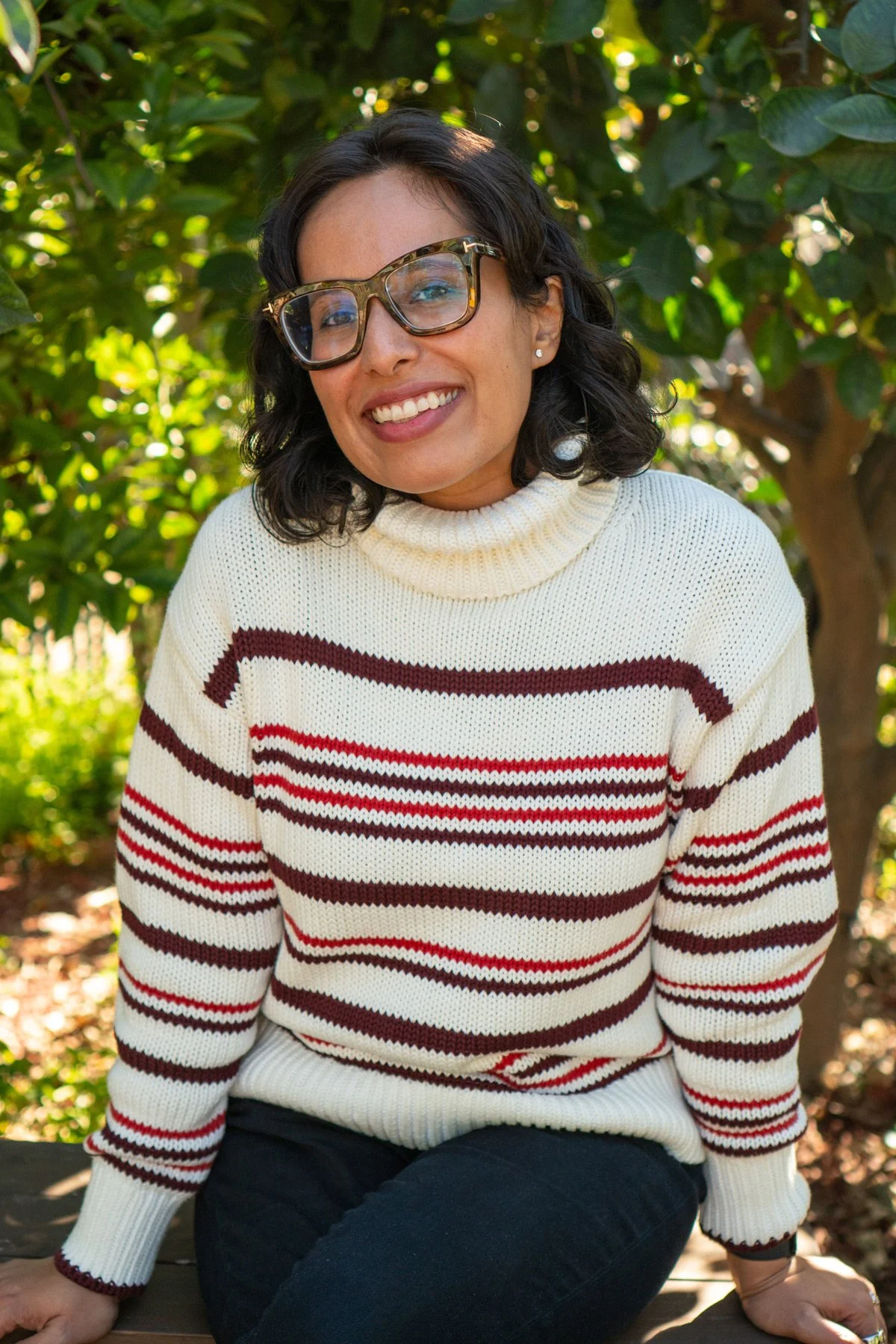 Photo of Meena in a park