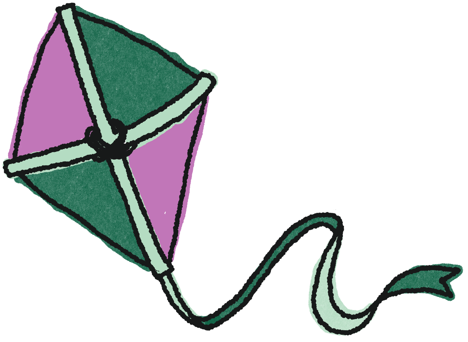 Illustration of a kite