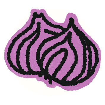 Icon of red onions
