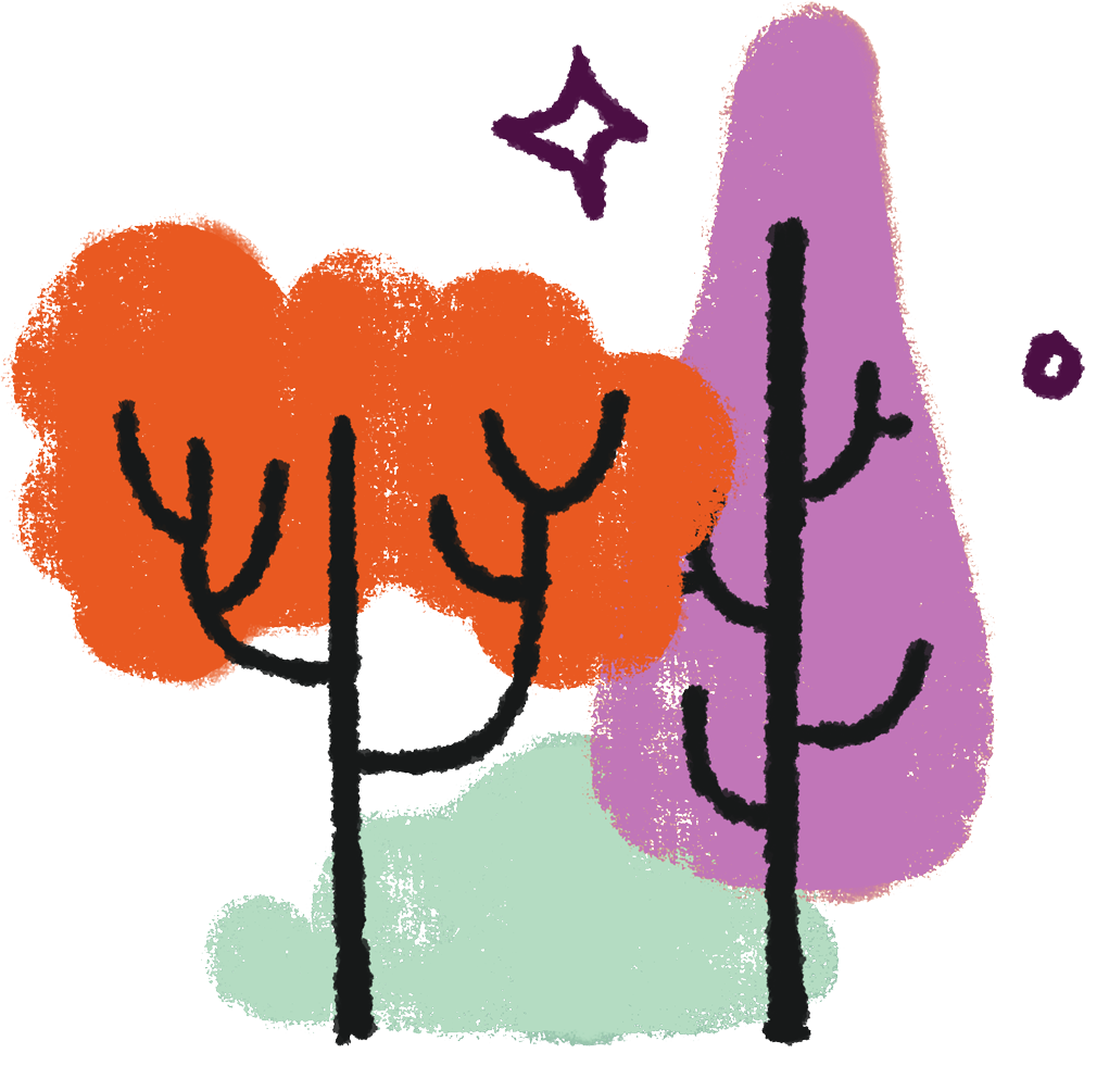 Illustration of trees