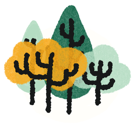 Illustration of tree groves
