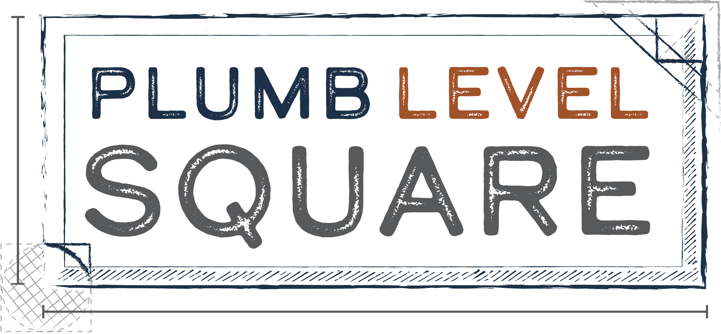 Plumb Level Square Logo
